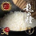 【ふるさと納税】＼満天☆青空レストランでご紹介／ 【2024年産米】3kg × 2袋 (6kg) 龍の瞳（いのちの壱）株式会社龍の瞳直送 米 令和6年産 精米 りゅうのひとみ 下呂温泉 人気 お米 高級 ギフト 贈り物 28000円 岐阜県 下呂市 お米 農家直送 送料無料 白米 ご飯