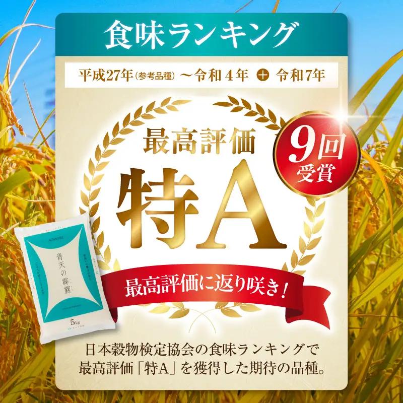 米 5㎏ 青天の霹靂 令和7年産 青森県産 （精米）青森県五所川原市