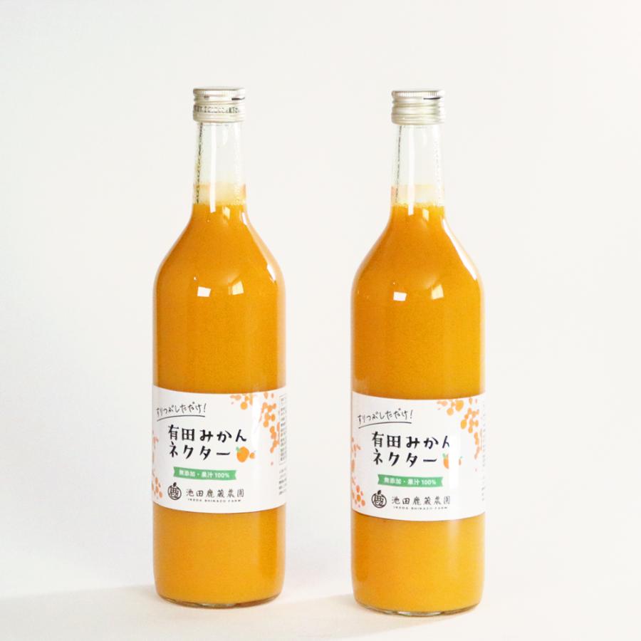＜池田鹿蔵農園＞「みかん」ネクター720mlx2本