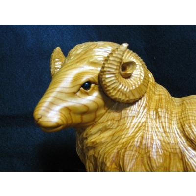 ふるさと納税 高山市 飛騨一位一刀彫十二支　未(中) f136 |  | 03