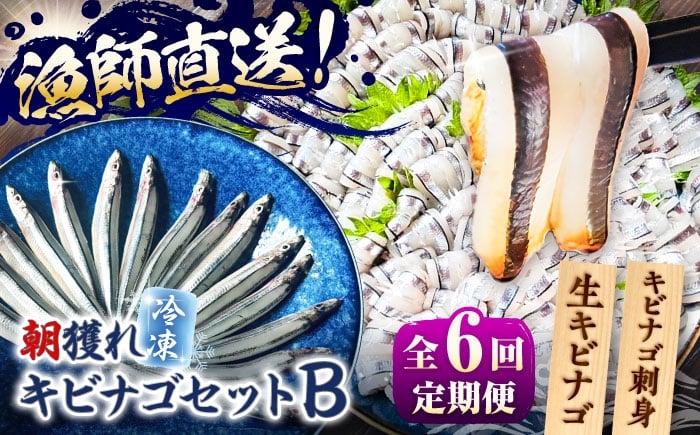 
            【全6回定期便】きびなごセットB（キビナゴのお刺身＆生キビナゴ） 五島市/Sun Sea Go Company [PGL011]
          