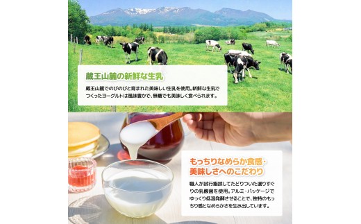 フロム蔵王　極プレーンヨーグルトセット（砂糖不使用×6）