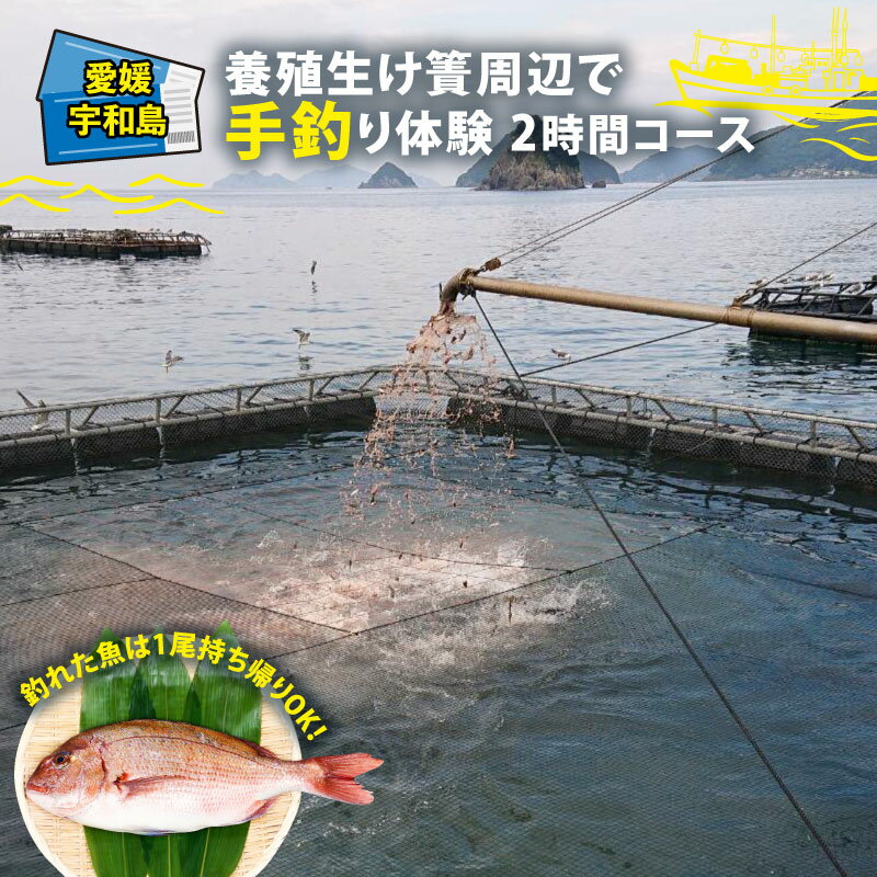 【ふるさと納税】 手 釣り 体験 チケット 養殖生け簀周辺で 手釣り 体験 2時間 コース こもこもShop 養殖場 船 魚 1尾 持ち帰り 体験 つり アクティビティ アウトドア フィッシング 観光 旅行 魚 海鮮 魚介 愛媛 宇和島 L040-186003