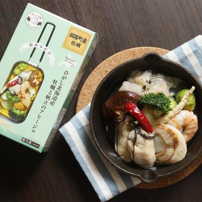 ふるさと納税 釧路市 【2つのキャンプ飯】牡蠣と帆立のアヒージョ 辛子明太子と紅鮭のご飯の素 F4F-2522 |  | 01