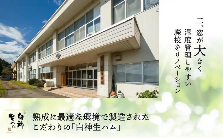 白神生ハム・原木（スライス台セット）　1020P2701【 しらかみフーズ】