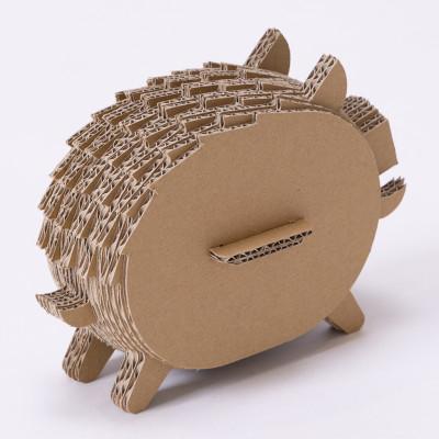 ふるさと納税 刈谷市 段ボール工作キット　干支シリーズ　イノシシ |  | 01