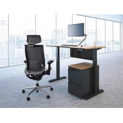 ふるさと納税 宮田村 コクヨチェアー　ベゼル(プルシアンブルー)/ヘッドレスト/フローリング用(Vキャスター) |  | 01