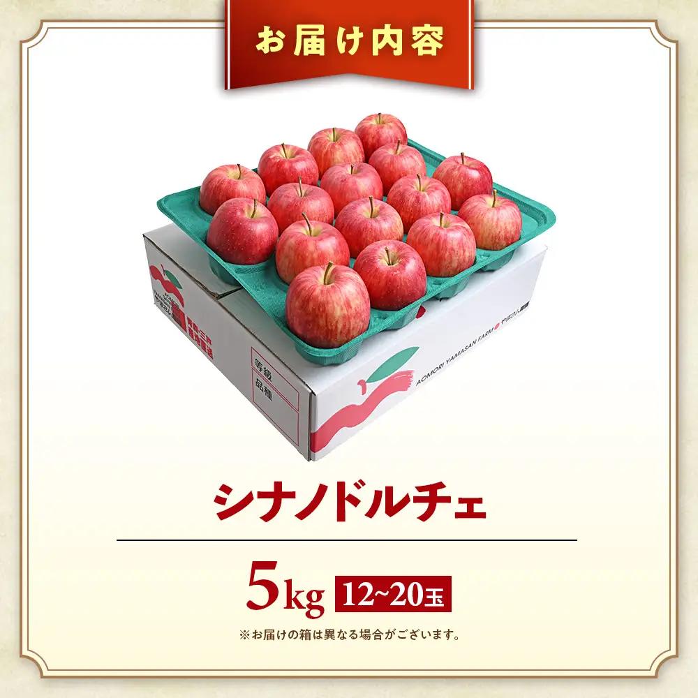 青森県産りんご シナノドルチェ 約5kg 10月上旬～ りんご
