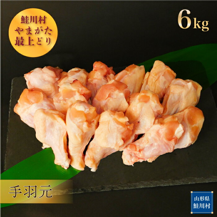 【ふるさと納税】鮭川村産　やまがた最上どり ［鶏手羽元］ 6kg
