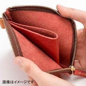【全6色】栃木レザーのL字ファスナーミニ財布 コンパクトな財布/Lzip wallet small 02/ブラック/minca　303