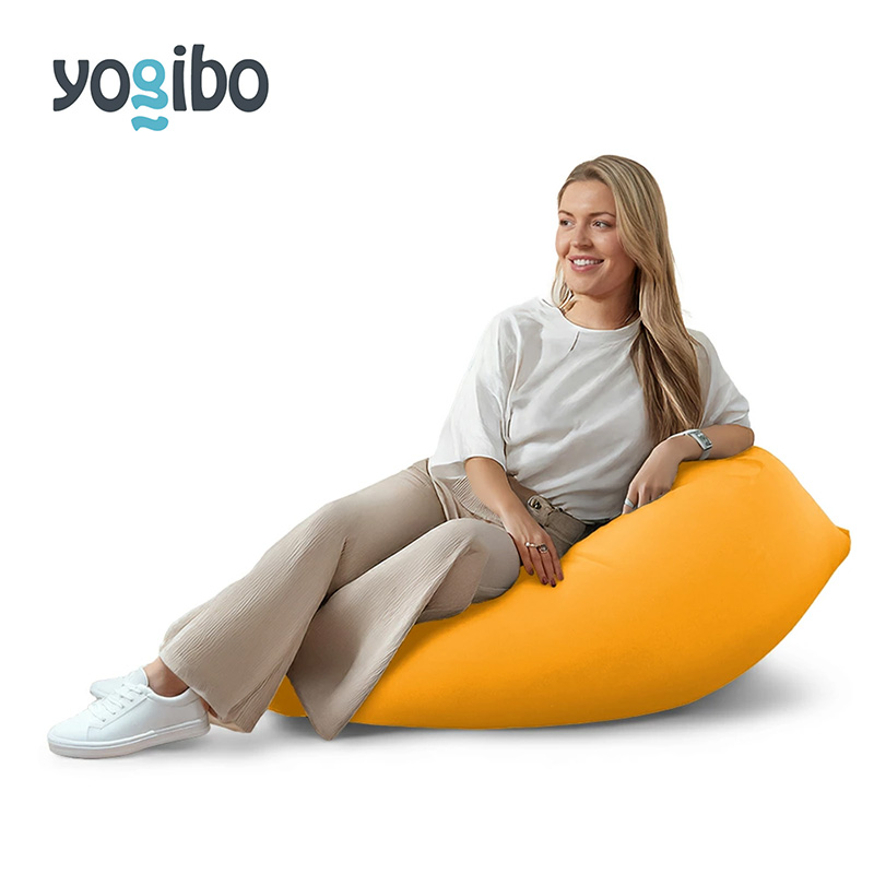 ビーズクッション ヨギボー ミニ アンバーゴールド Yogibo Mini 1人掛け 座椅子 コンパクト ローソファ 洗えるカバー 一人暮らし インテリア 軽量 快適 ギフト プレゼント おしゃれ おすすめ 結婚祝い 誕生日