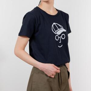 《1》【KEYMEMORY 鎌倉】キャスケットイラストTシャツ NAVY