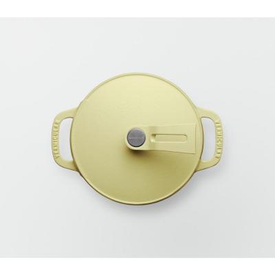 ふるさと納税 名古屋市 オーブンポット2 MINI 14cm【マットカモミールイエロー】(セルフスタンディングリッド) |  | 01