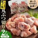 【ふるさと納税】＜新鮮！産地直送＞みつせ鶏の朝びき鶏 丸ぶつ切り 計2kg（1kg×2袋） 吉野ヶ里町/ヨコオフーズ[FAE178]