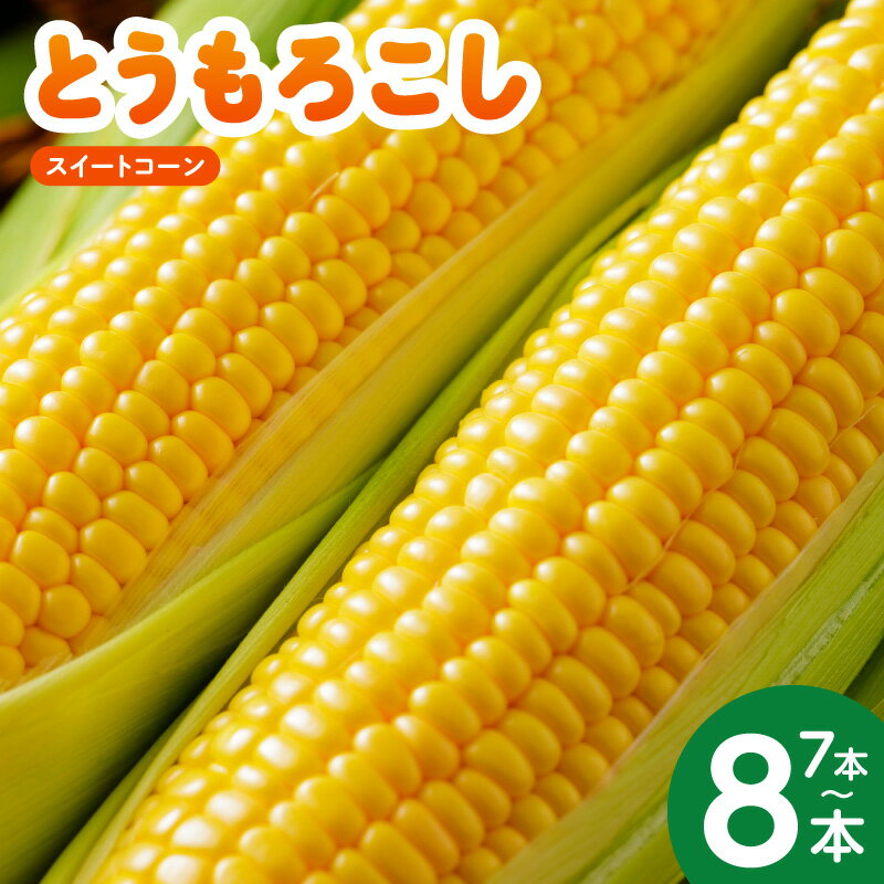 【ふるさと納税】先行予約 とうもろこし スイートコーン ゴールドラッシュ ネオ 7～8本 約 2.5kg 粒皮 やわらか みずみずしい甘さ 後味すっきり 大粒 食べやすい おやつ 野菜 農家直送 お取り寄せ 大阪府 泉佐野市 送料無料
