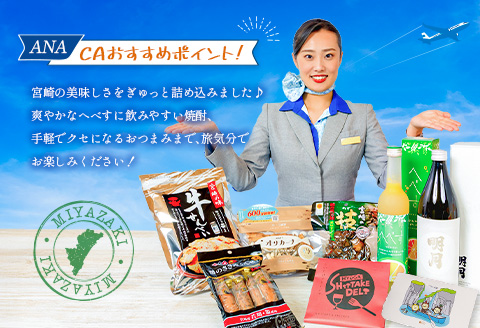 【ANA限定】ANA CAセレクト 宮崎県 ステイマストバイ ほろ酔いセット