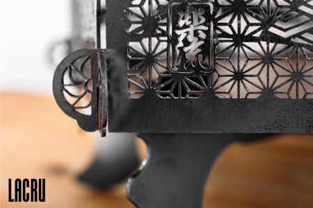 LACRU 焚火台 組立式 鉄製 焚き火キャンプ キャンプ用品 キャンプギア ギア アウトドア ラクル 楽流 大洗_CE010