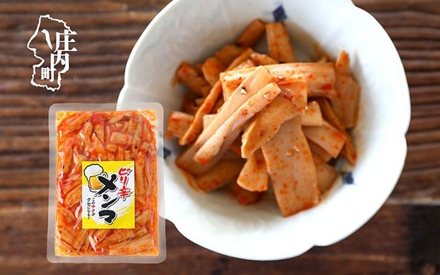 
                  永成食品 ピリ辛メンマ 180g×1袋 クセになる辛さ ビールにピッタリ！ お酒のつまみ お弁当にも メンマ めんま
                