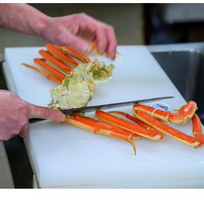 ふるさと納税 京丹後市 急速冷凍 茹でプレミアムズワイガニ魚政BLACK中サイズ 1杯　カニ酢付き(11月〜12月発送) |  | 02