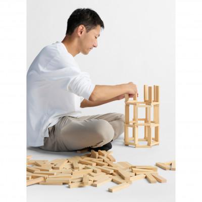 ふるさと納税 福岡市 福岡市産材ヒノキの0歳から大人まで楽しめる「てっぺんつみき」50枚セット XM001 |  | 01