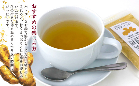 【きたなか荘】しょうがパウダー 40g×4袋 しょうが パウダー ジンジャー しょうが湯 生姜 粉末 調味料 弁当 家庭料理 温かい飲み物 簡単 料理 手軽 お取り寄せ 調味料 安心 安全 おきなわ 