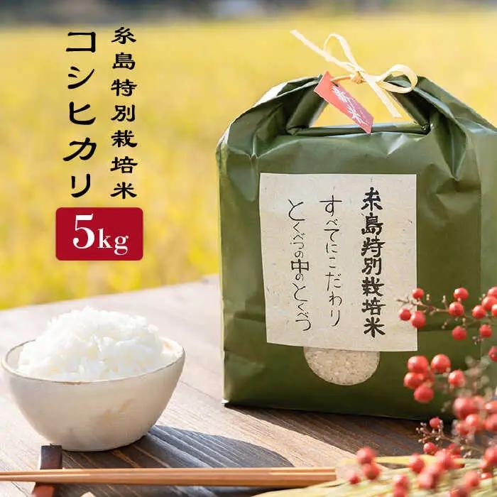 とくべつ の中の とくべつ 糸島 特別栽培米 5kg （ コシヒカリ ）《 糸島 》【株式会社やました】 [ARJ005]