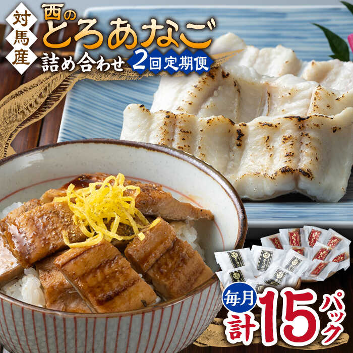 【ふるさと納税】【全2回定期便】対馬産 穴子 詰め合わせ 15PAC《 対馬市 》【対馬水産株式会社】対馬 新鮮 とろ あなご ふわふわ 煮穴子 冷凍 海鮮[WAV018]