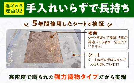 防草アグリシート（BB1515・耐久目安5年・幅0.5m×長さ25m） / 防草シート[AFCA003]