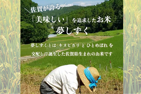 令和7年産 佐賀県産 夢しずく 5kg：B180-063