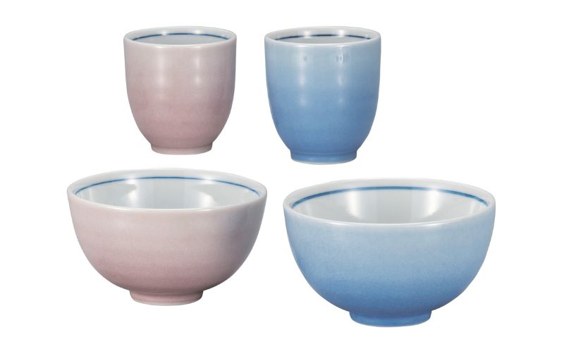 九谷焼 睦揃・釉彩