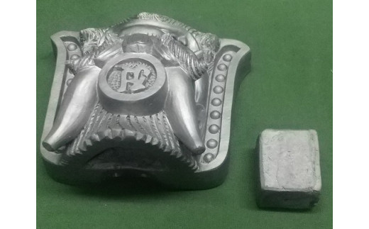 伝統工芸士の鬼師が作る守護鬼瓦シリーズ 守護鬼面(知恩院 隅鬼型)　H064-025