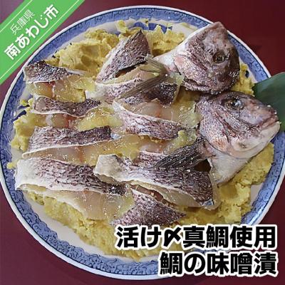 ふるさと納税 南あわじ市 活き〆真鯛使用　鯛の味噌漬