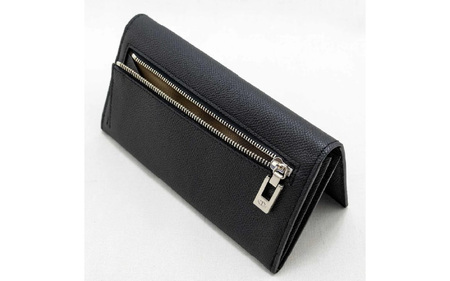 FRUGAL（フルーガル）/ 本革かぶせ式長財布 BLACK(ブラック)