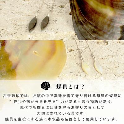 ふるさと納税 石垣市 白蝶貝マーキスピアス |  | 02