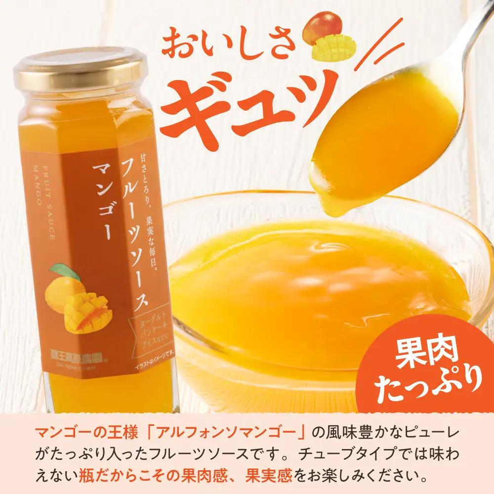 フルーツソース 160g マンゴー (12本) フルーツソース