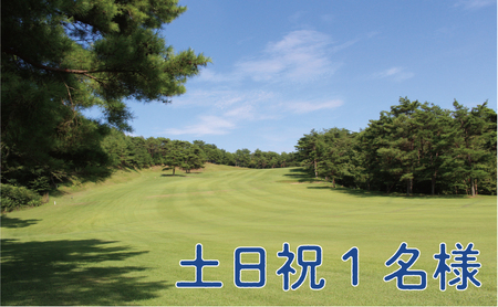 土日祝 ゴルフプレー券 1名様 （セルフプレー・昼食付）【miyagicc001】