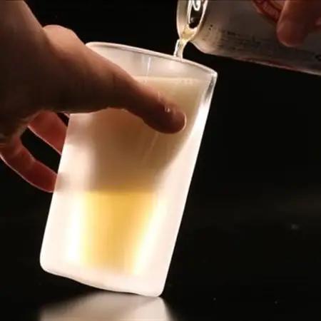 【RayES/レイエス】ダブルウォールグラス　RDS-002Lbf　400ml　フロスト【1272217】