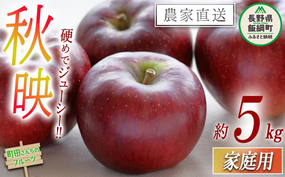 
                  りんご 秋映 家庭用 5kg 沖縄県への配送不可 2026年9月下旬頃から2026年10月下旬頃まで順次発送予定 町田さんちのりんご 長野県 飯綱町 [1136]
                