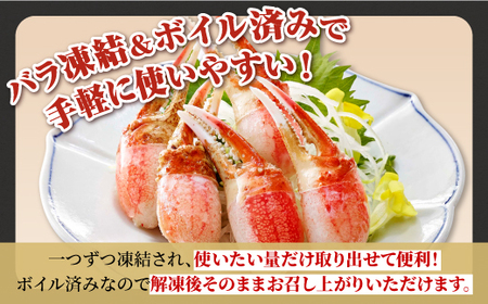 訳あり ズワイガニ 爪肉 500g_I009-1317