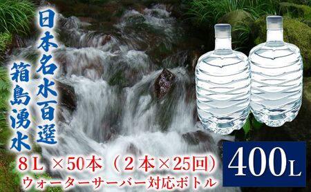 箱島湧水群馬の名水天然水箱島湧水【8L計50本(2本×25回)】