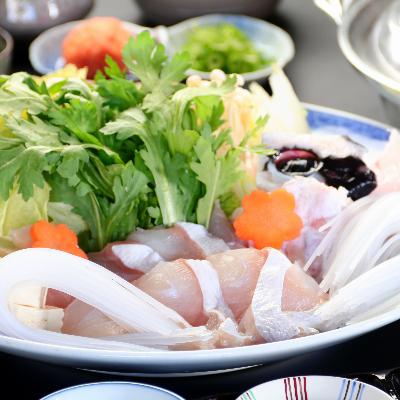 ふるさと納税 白浜町 【ふるさと納税】クエ鍋&amp;クエの刺身 1〜2人前セット 創業より60年伝わる自家製古座川柚子ポン酢付き