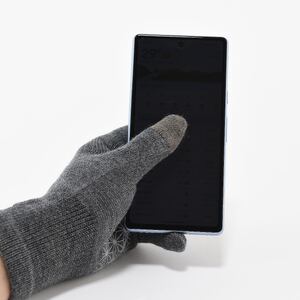 R×L（アールエル） メリノウール グローブ ライト G チャコール SMサイズ