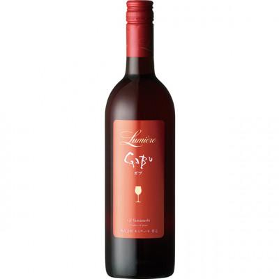 ふるさと納税 笛吹市 ルミエール　GABU　750ml　日本ワイン　赤ワイン　ライトボディ