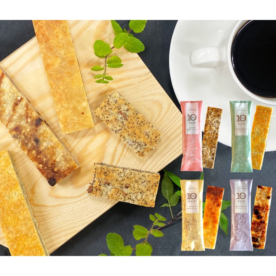 ＜emitotto 鐘崎(エミトット)＞シープロテイン10BAR　40ｇｘ12本(４種類各3本）