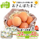 【ふるさと納税】 数量が選べる 三浦さんちの平飼い卵 おさんぽたまご(生卵と温泉玉子セット) 生卵18玉入り・温泉玉子6玉入り(計24玉) /生卵24玉入り・温泉玉子24玉入り(計48玉) 伊達市 福島県 国産 養鶏場直送 卵 たまご 玉子 生卵 鶏卵 温泉たまご F20C-953var