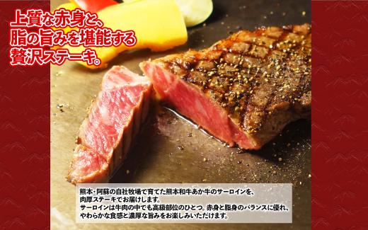  熊本和牛 あか牛 サーロインステーキ