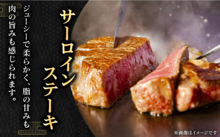 【全6回定期便】「極厚！」長崎和牛 サーロイン ステーキ 計6.0kg (約1.0kg/回)【黒牛】[QBD045]