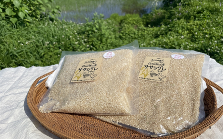 【令和7年産】幻のお米 ササシグレ ７分つき 4.6kg 《 栽培期間中 農薬・化学肥料不使用 》やよい農園  (7-89)