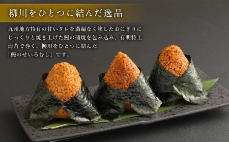 うなむす 2個入×15セット（30個）うなぎ 鰻 せいろ蒸し うなむすび