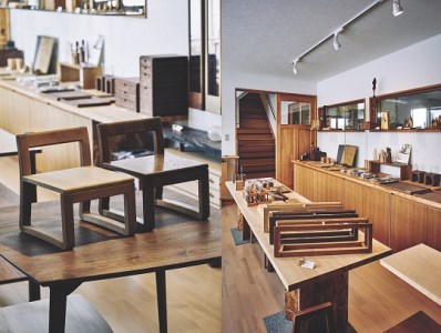 (22015001)旭川家具 バウ工房「ハーフスツール・ロー」